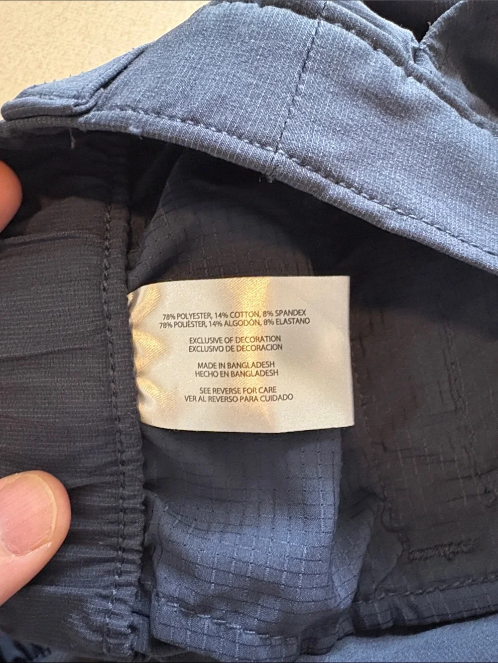 Banana Republic Navy Flat-Front Performance Shorts